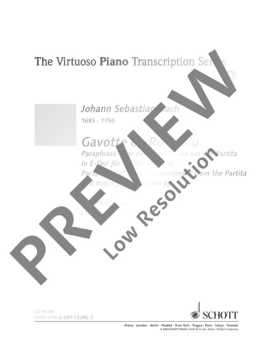 Gavotte en Rondeau Violin Solo scores gallery preview page 2