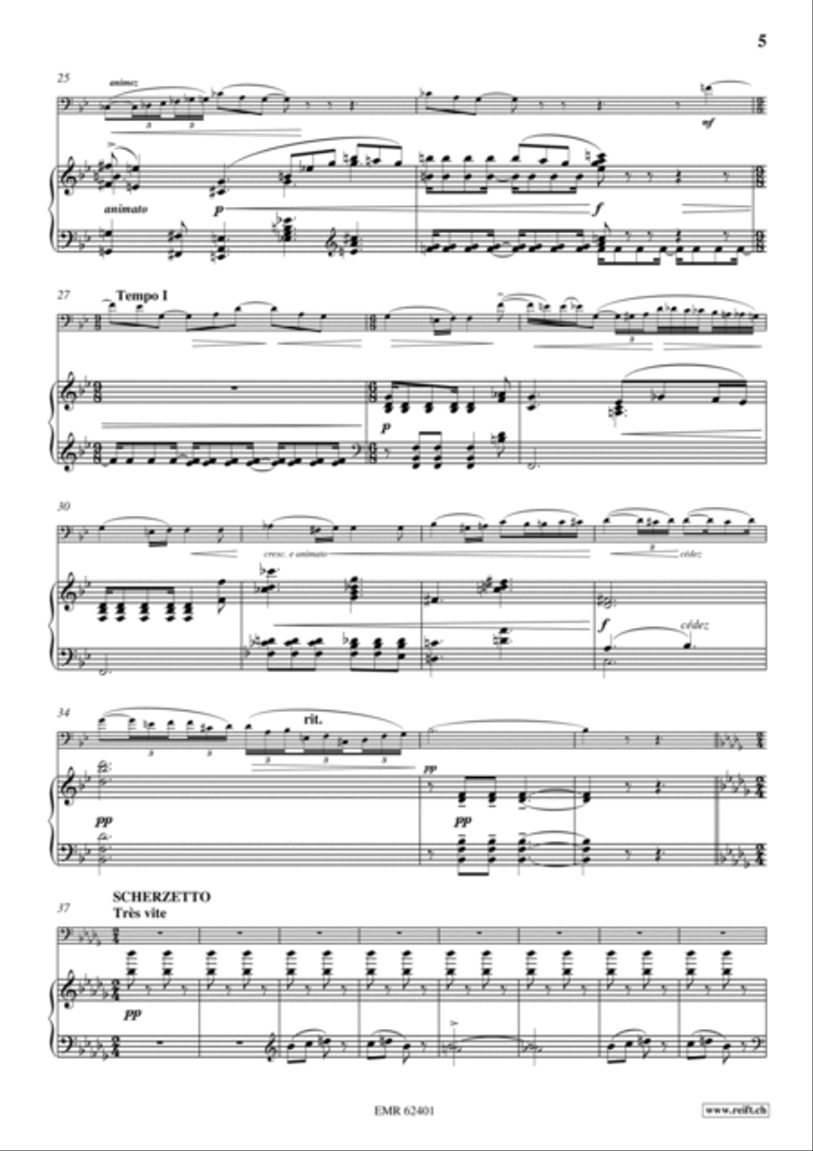 Cantabile et Scherzetto Piano Accompaniment scores gallery preview page 6