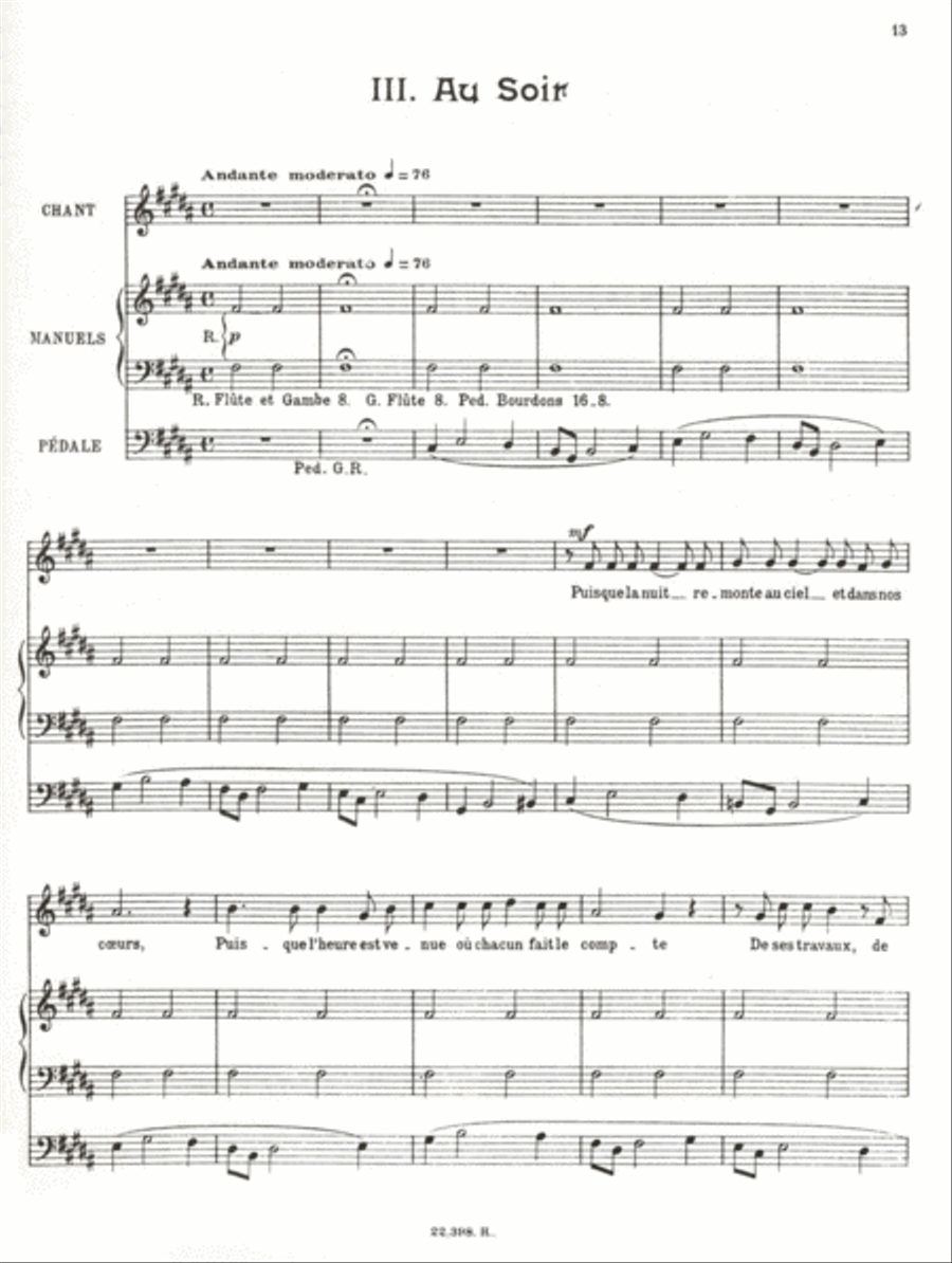 Les Angelus Op. 57 Voice scores gallery preview page 4