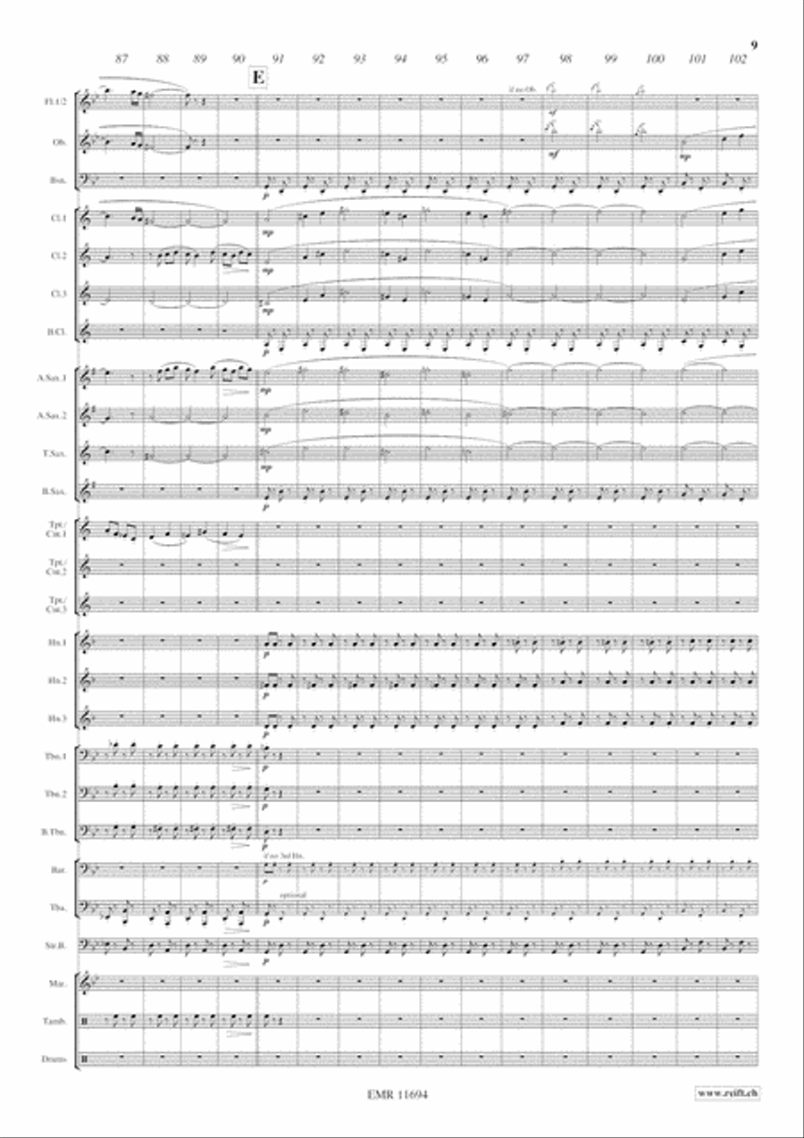 Otto e Mezzo Concert Band scores gallery preview page 10