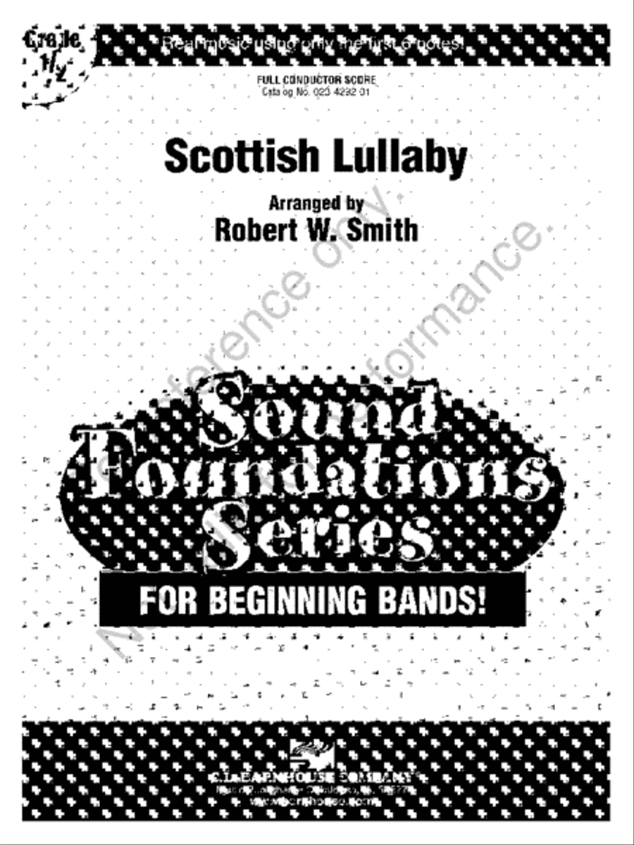 Scottish Lullaby Scottish Lullaby Concert Band scores gallery preview page 2