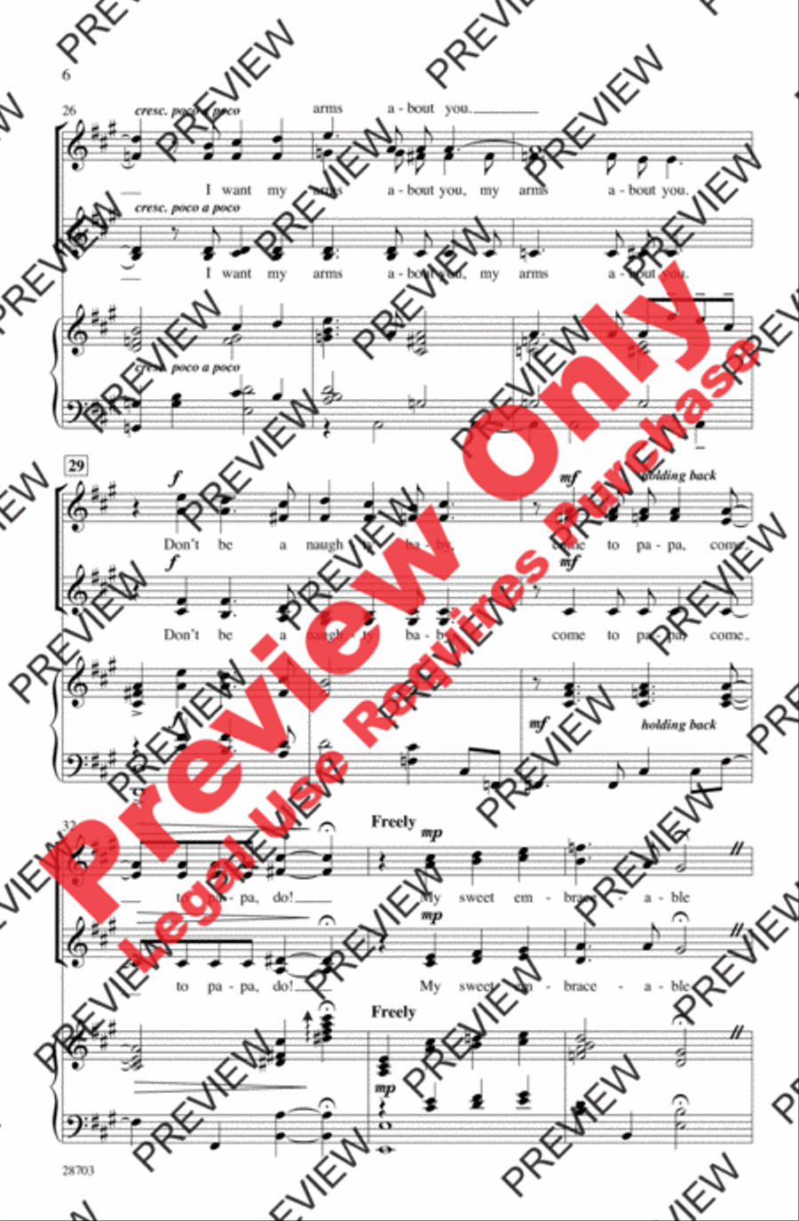 Embraceable You Women's Choir scores gallery preview page 5