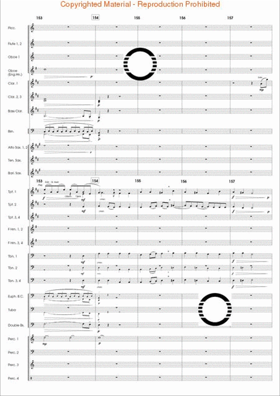 The Eagle's Flight Concert Band scores gallery preview page 31