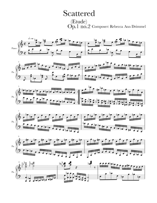 Scattered (Etude) Op.1 no.2