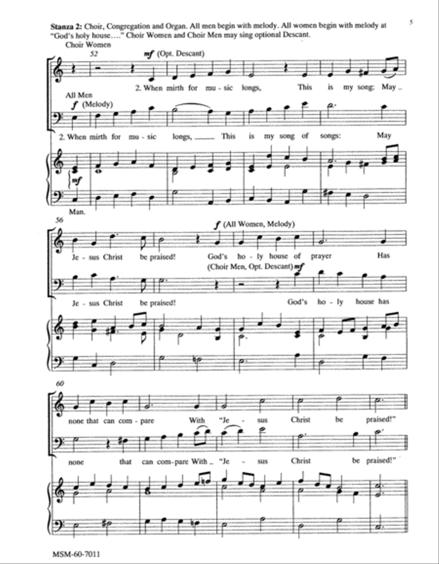 When Morning Gilds the Skies Choir scores gallery preview page 5