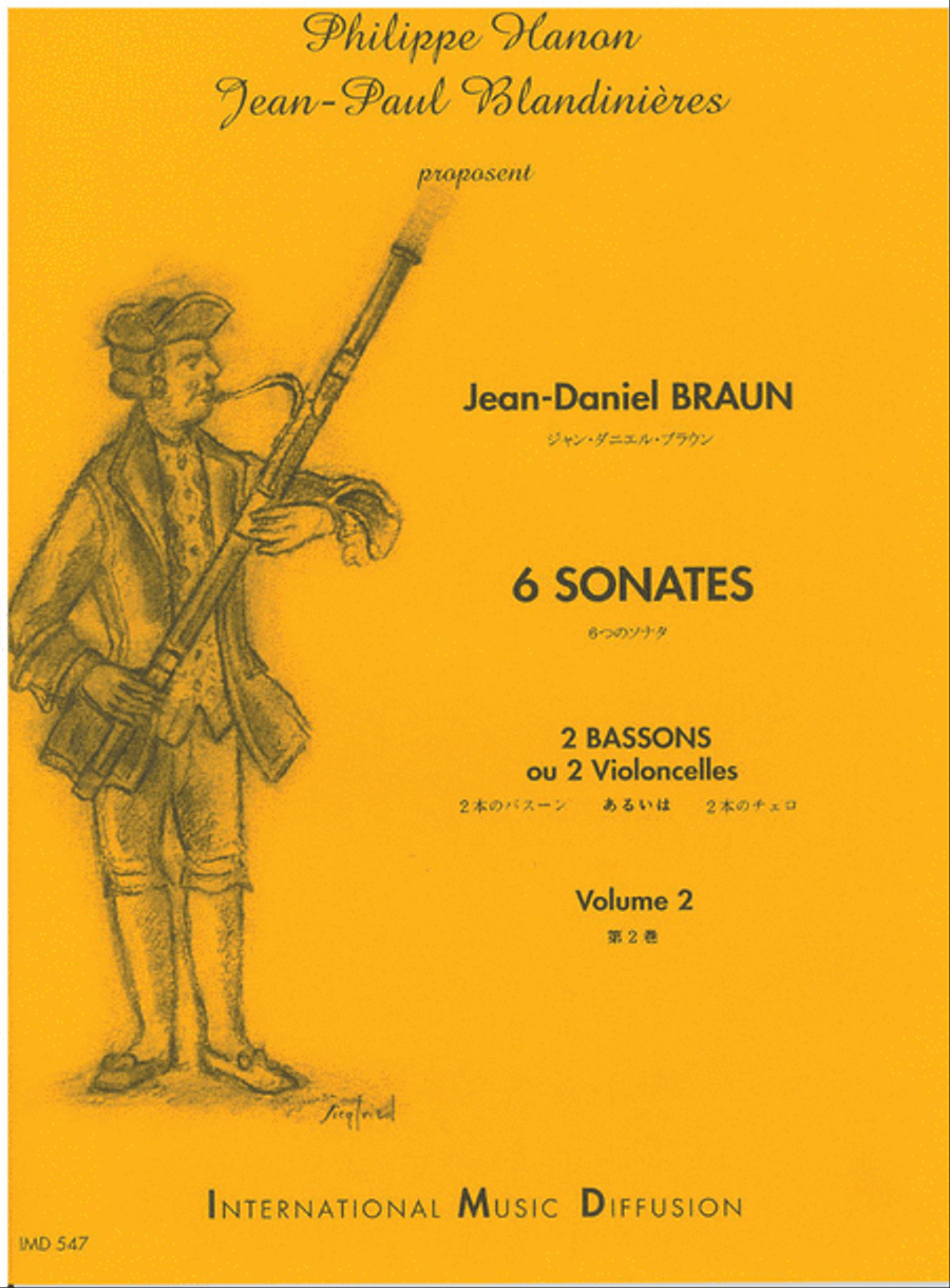 6 Sonates - Volume 2 6 Sonates - Volume 2 Bassoon scores gallery preview page 1