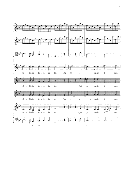 Lauda Jerusalem - full score and instrumental parts