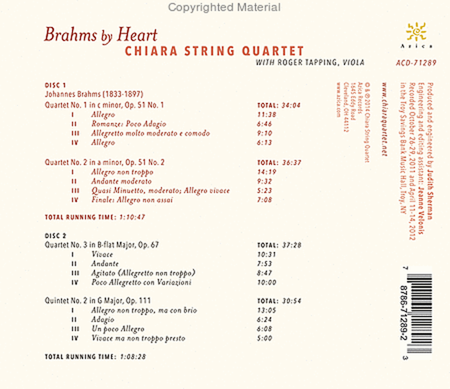 Brahms By Heart