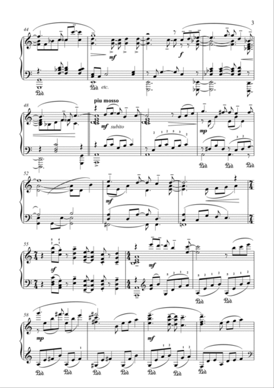Forgiveness Forgiveness Piano Solo scores gallery preview page 3