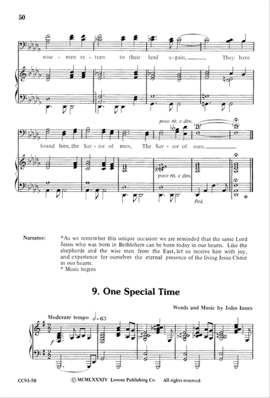 Jesus Is Born Jesus Is Born 4-Part scores gallery preview page 52