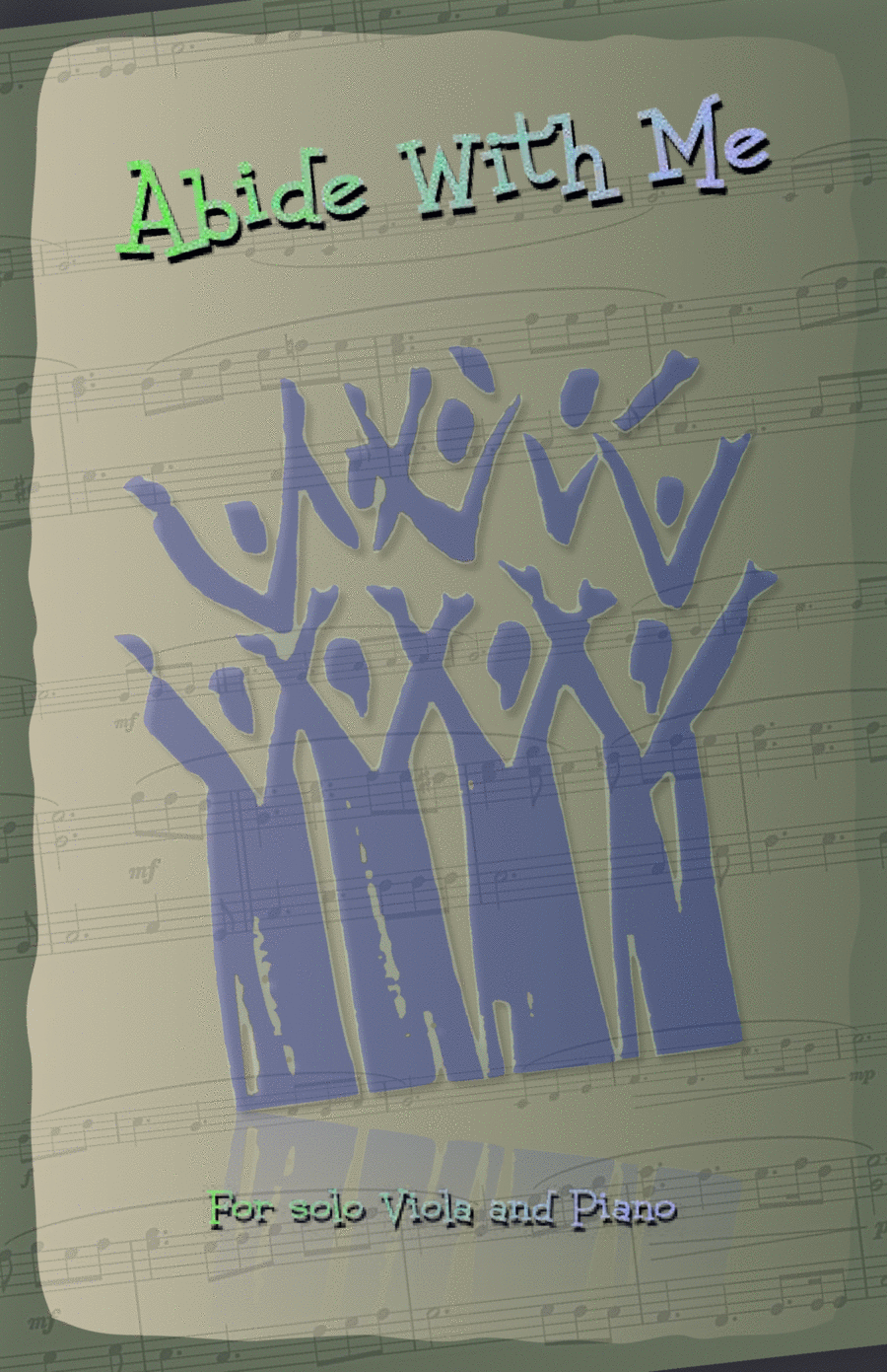 Abide With Me, Gospel Hymn for Viola and Piano Piano scores gallery preview page 1