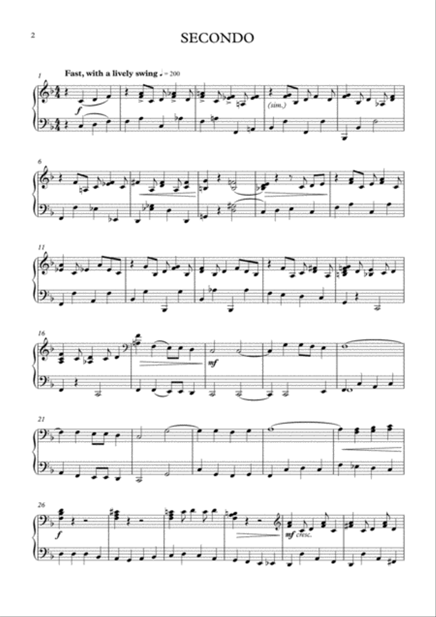 The Bare Necessities from THE JUNGLE BOOK Piano scores gallery preview page 2