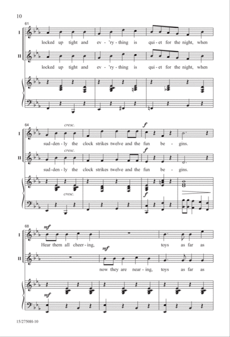 Christmas Toys on Parade Christmas Toys on Parade 2-Part scores gallery preview page 10