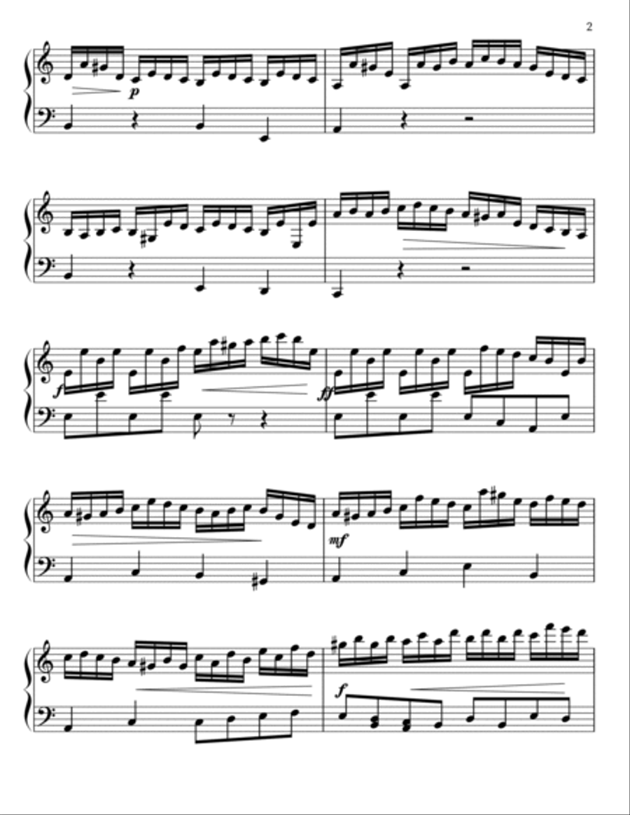 Creeping Shadows Piano Solo scores gallery preview page 2