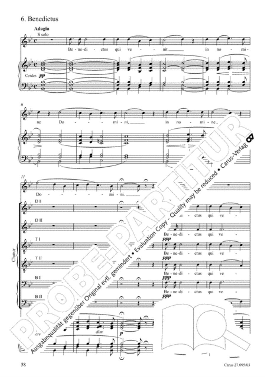 Messe solennelle de sainte Cecile STB scores gallery preview page 59