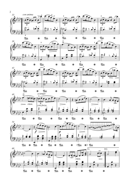 Chopin Waltz in A-Flat, Op. 69, No 1 