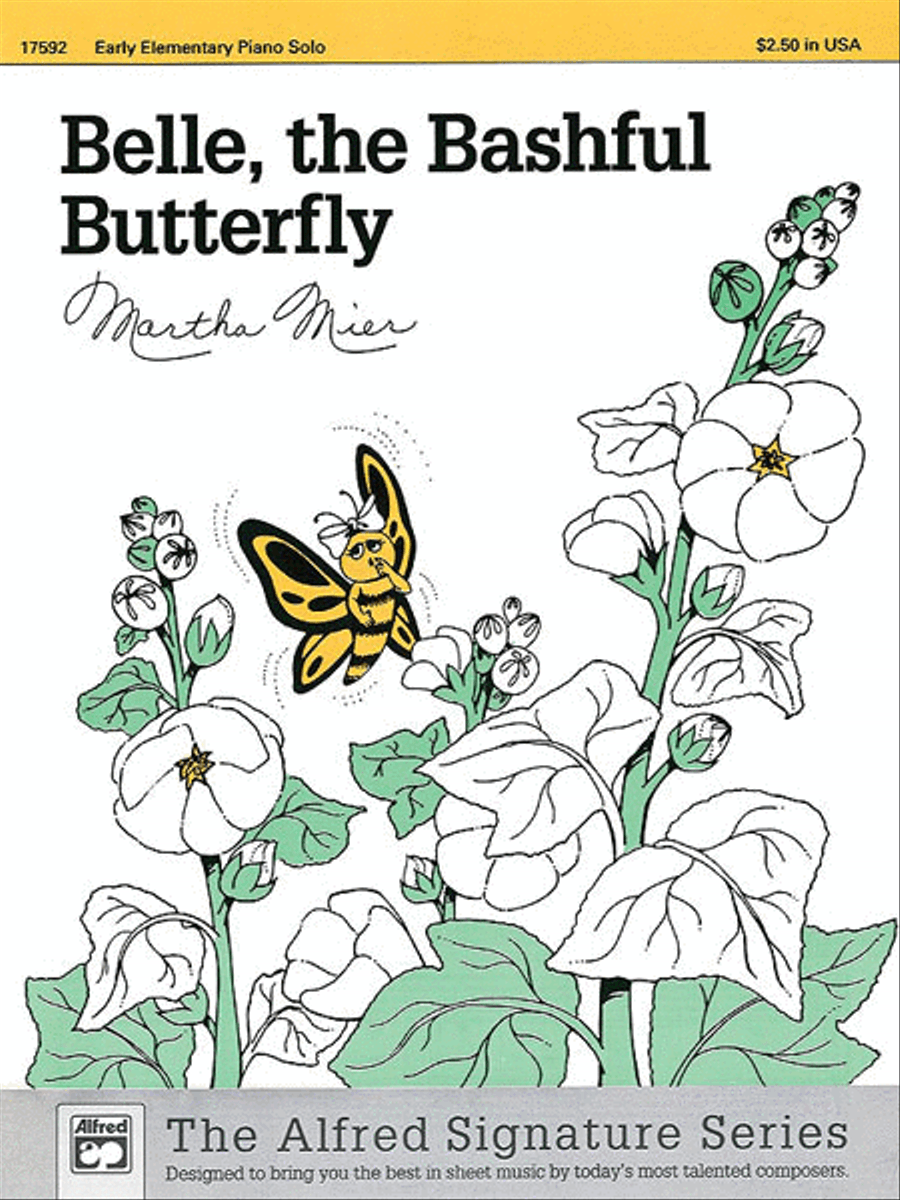 Belle, the Bashful Butterfly Easy Piano scores gallery preview page 1