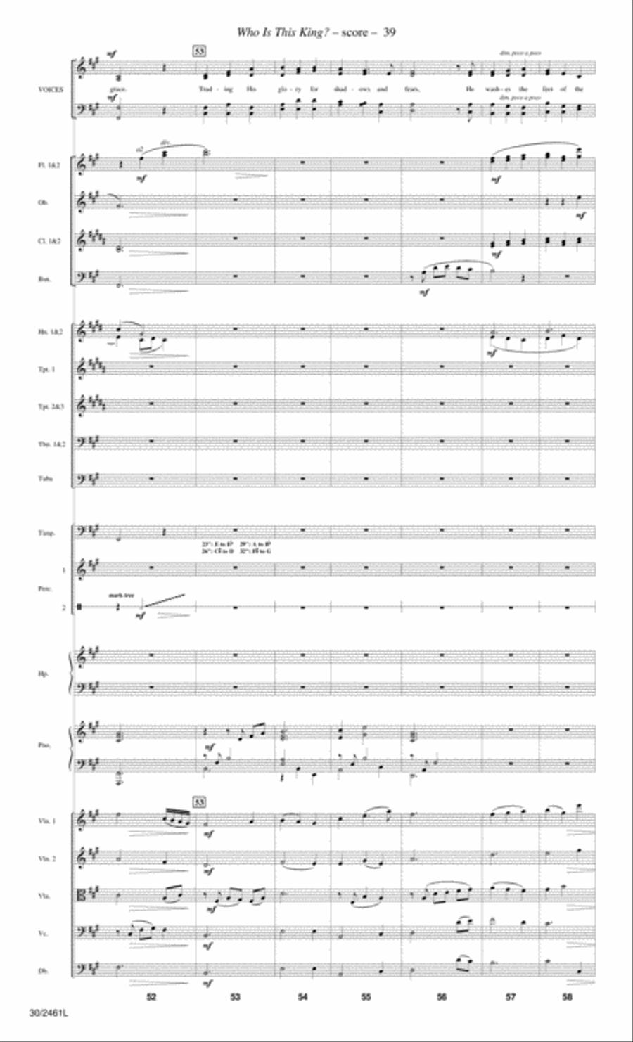 Journey to the Cross - Orchestral Score and Parts Choir scores gallery preview page 41