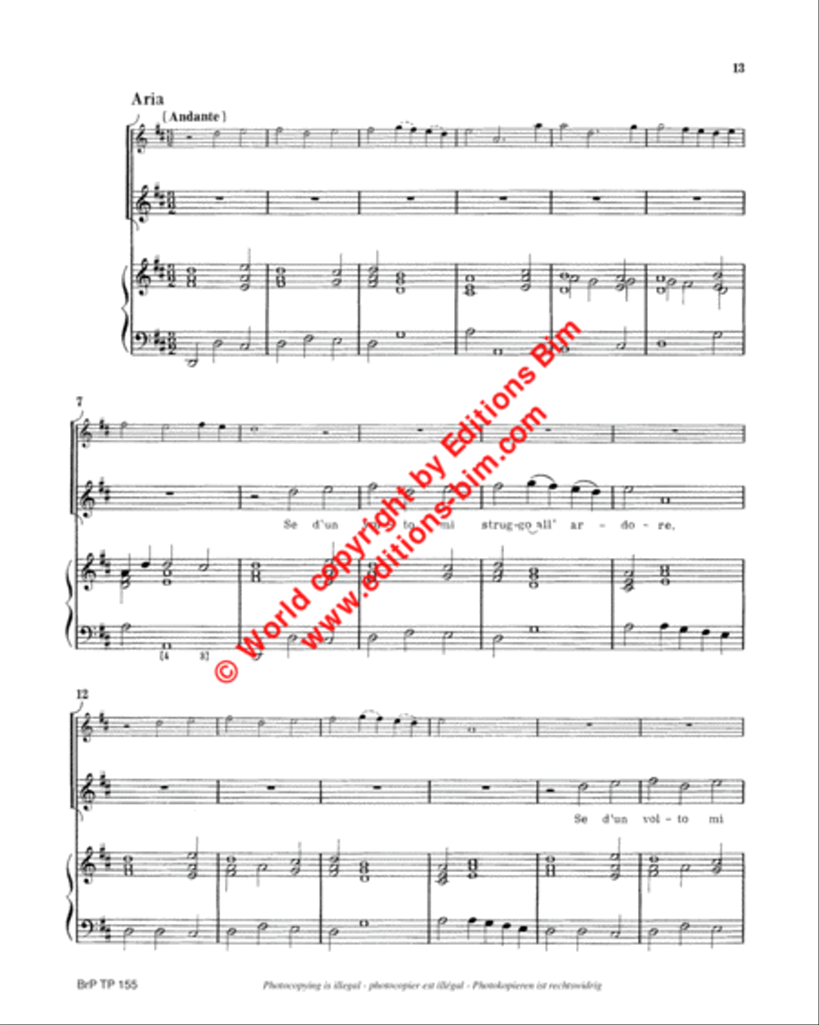 All'armi, pensieri Soprano Voice scores gallery preview page 6