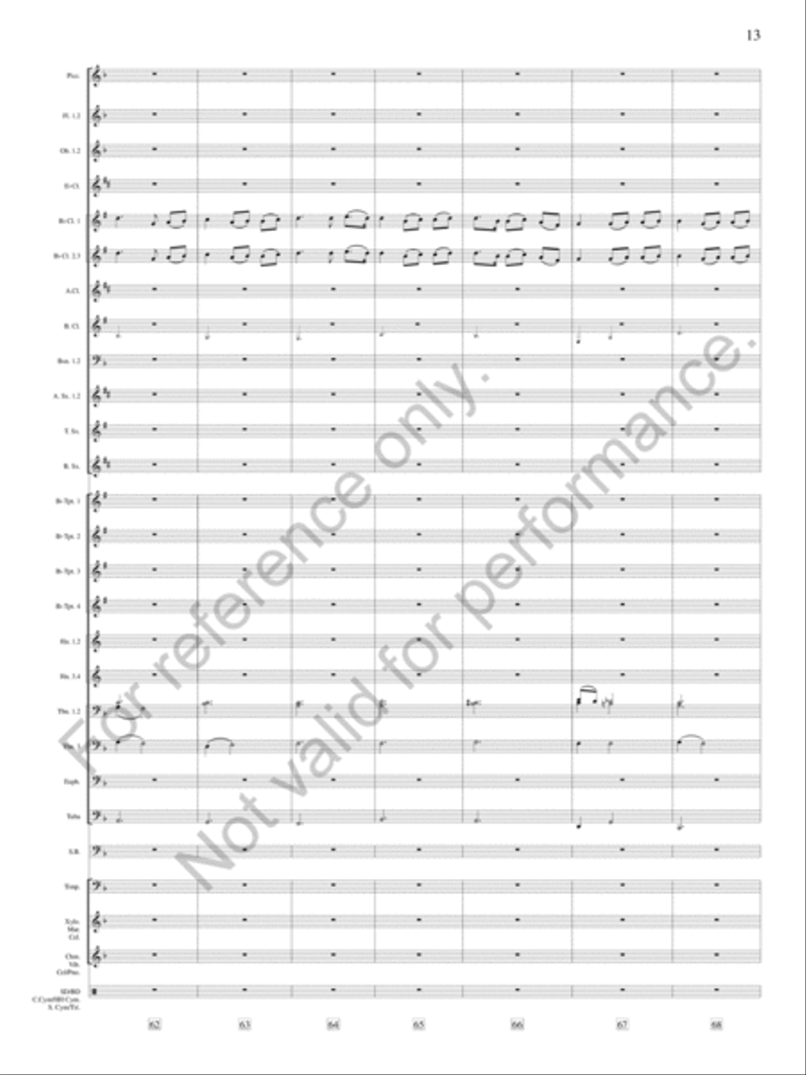 Joyance Concert Band scores gallery preview page 14