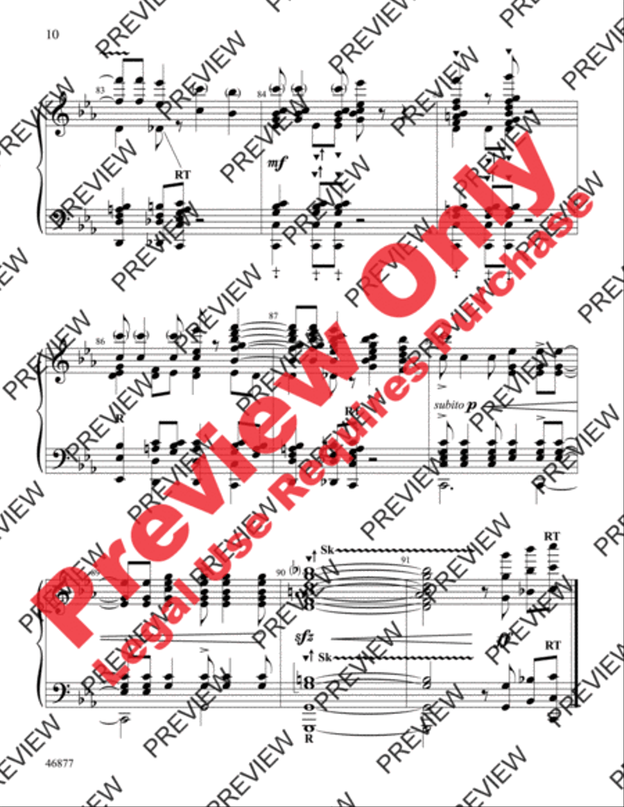 Elijah Rock Handbell Choir scores gallery preview page 10