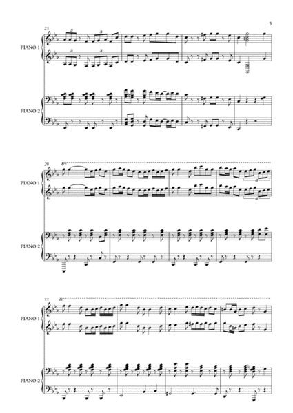 Suite for two Pianos, Op. 20, 3rd Movement, Tango del Sol image number null