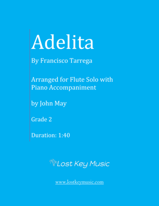 Adelita-Flute Solo (Optional Piano Accompaniment)
