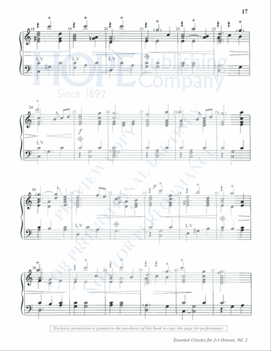 Essential Classics for 2-3 Octaves, Vol. 2 (Reproducible) Reproducible Packs scores gallery preview page 20