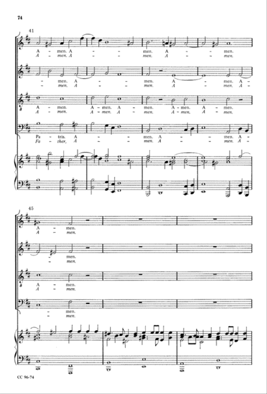Gloria Gloria 4-Part scores gallery preview page 75