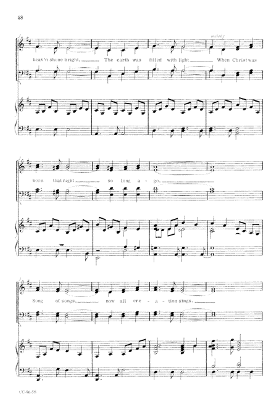 Angels' Song Angels' Song 4-Part scores gallery preview page 60