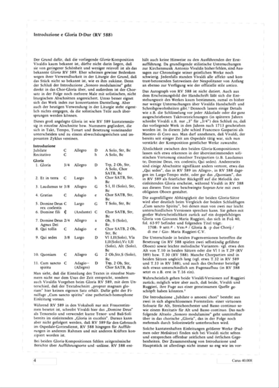 Introduzione e Gloria 4-Part scores gallery preview page 5