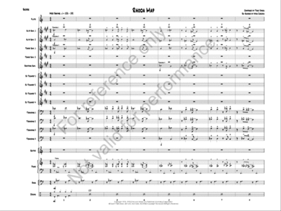 Rhoda Map Jazz Ensemble scores gallery preview page 3
