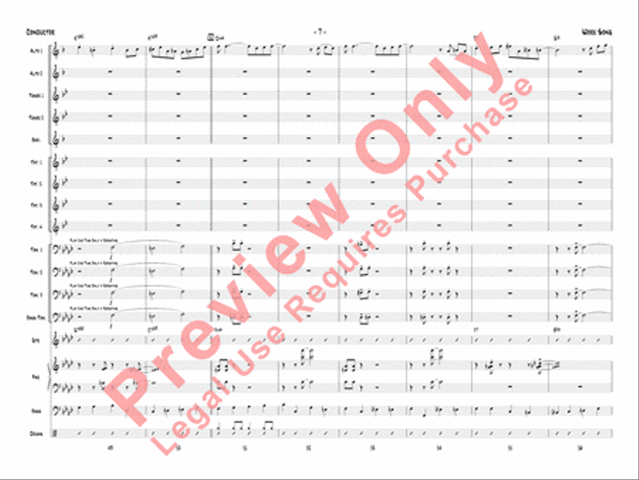 Work Song Jazz Ensemble scores gallery preview page 10
