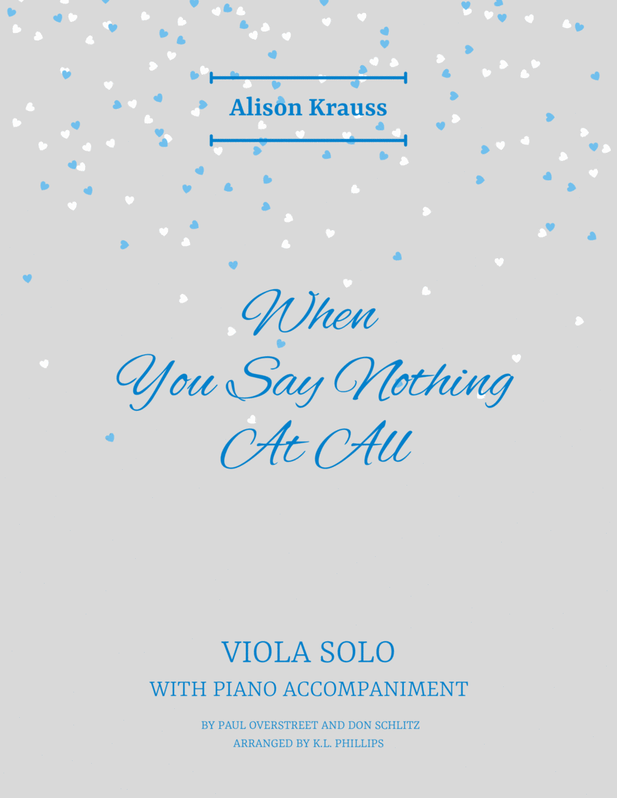 When You Say Nothing At All Viola scores gallery preview page 1