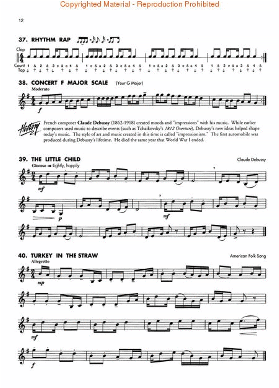 Essential Technique (Original Series) Concert Band Methods scores gallery preview page 3