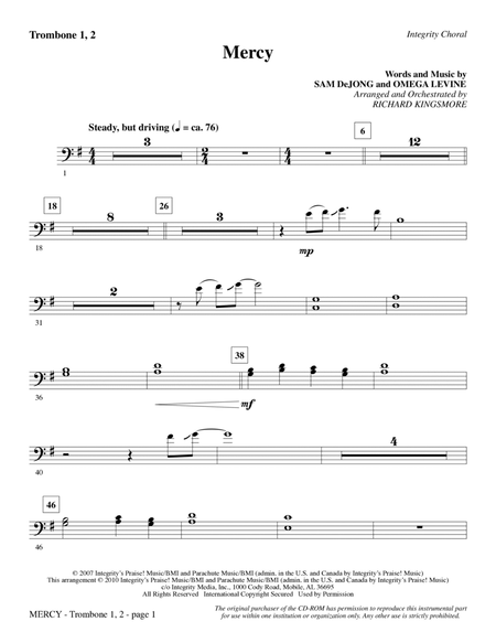 Mercy - Trombone 1 & 2