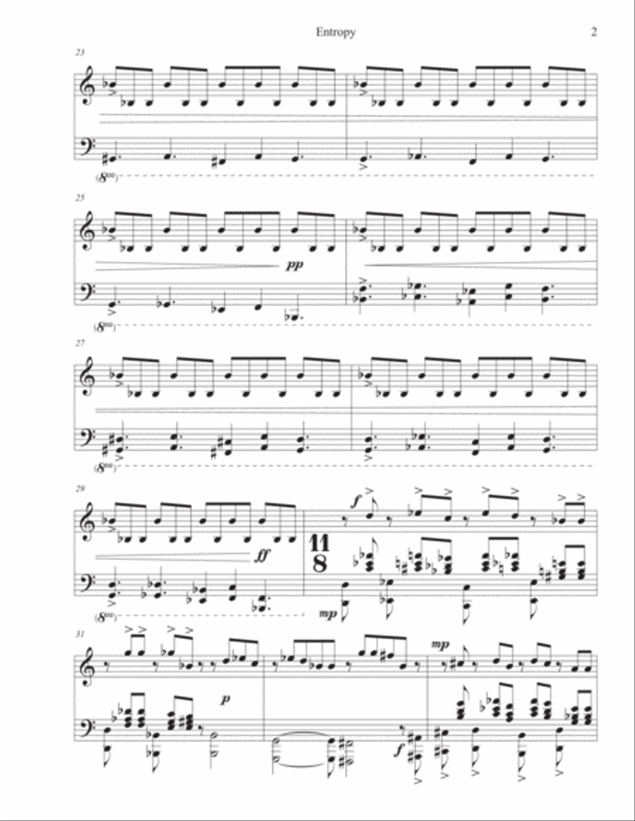 Entropy Piano Solo scores gallery preview page 4