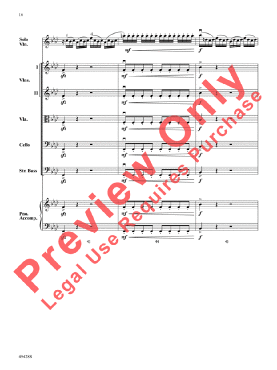 Vivaldi Rocks String Orchestra scores gallery preview page 17