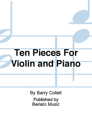 10 Pieces For Violin and Piano Vol. 2