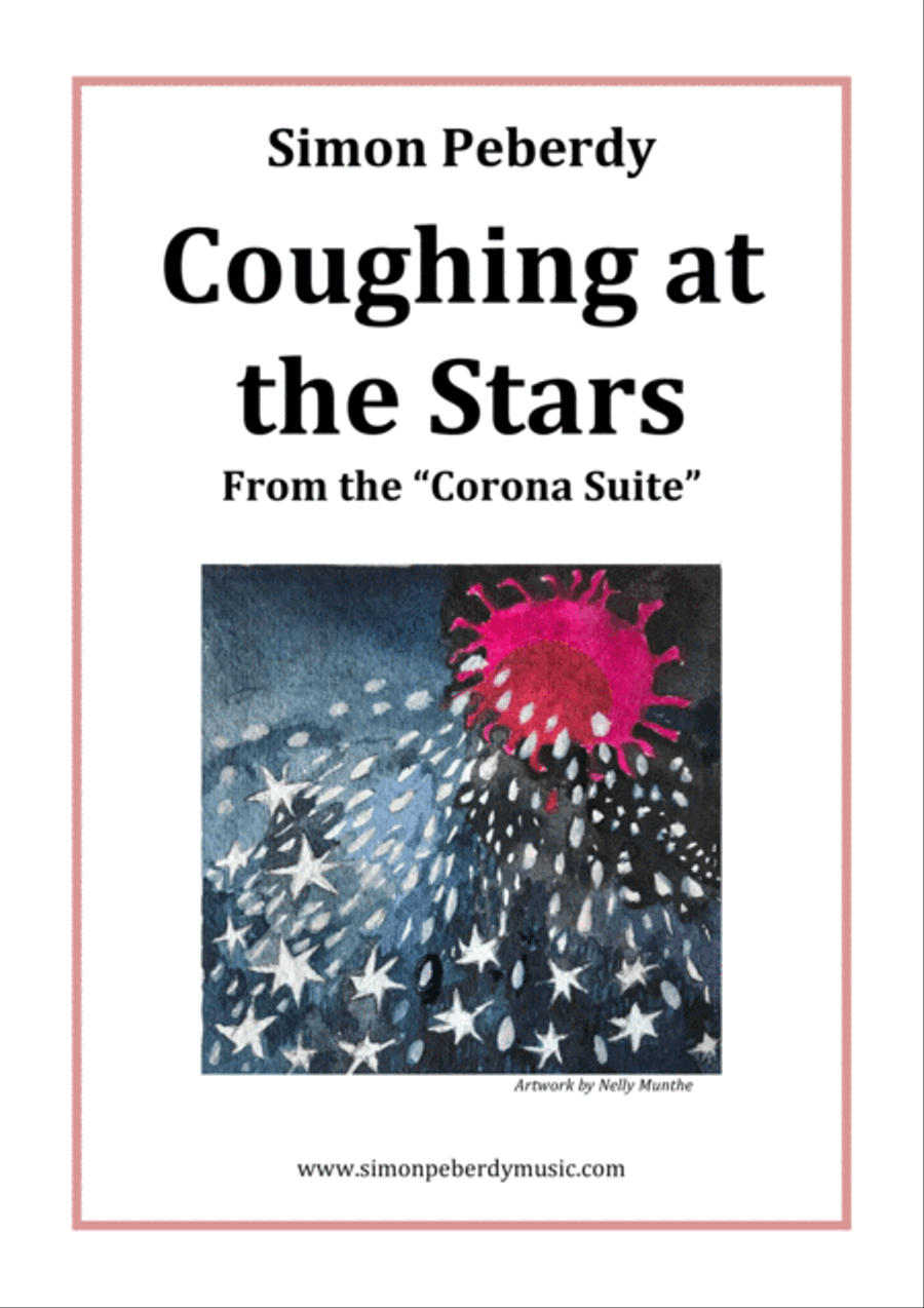 Coughing at the Stars for Alto Sax and Piano from the Corona Suite by Simon Peberdy Alto Saxophone scores gallery preview page 3