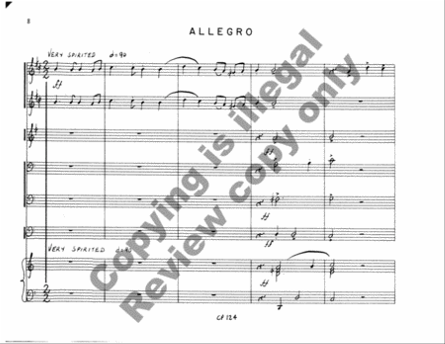 Liturgical Sonata Trombone scores gallery preview page 8