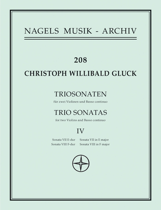Zwei Triosonaten for two Violins and Basso continuo