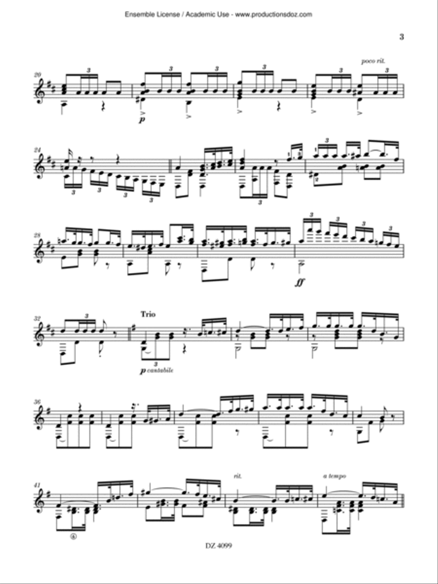 The Essential Justin Holland Classical Guitar scores gallery preview page 3
