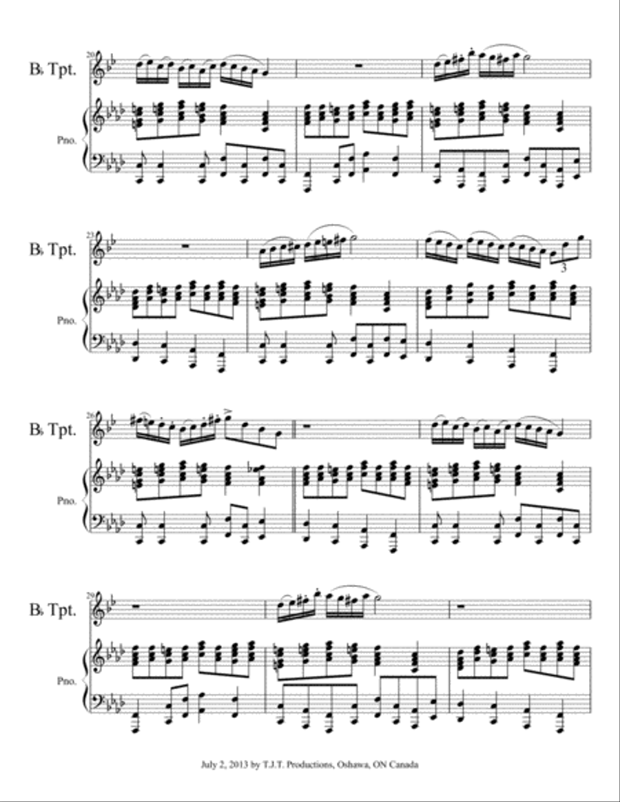 Fantasy for Trumpet Fantasy for Trumpet Trumpet Duet scores gallery preview page 3