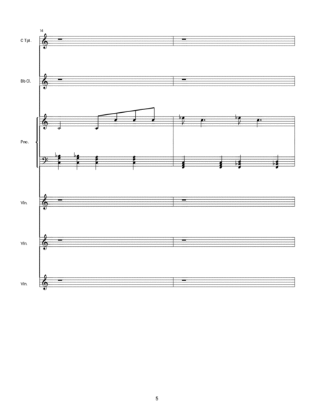 Suite for Small Orchestra - Blue Wind (Full Score)