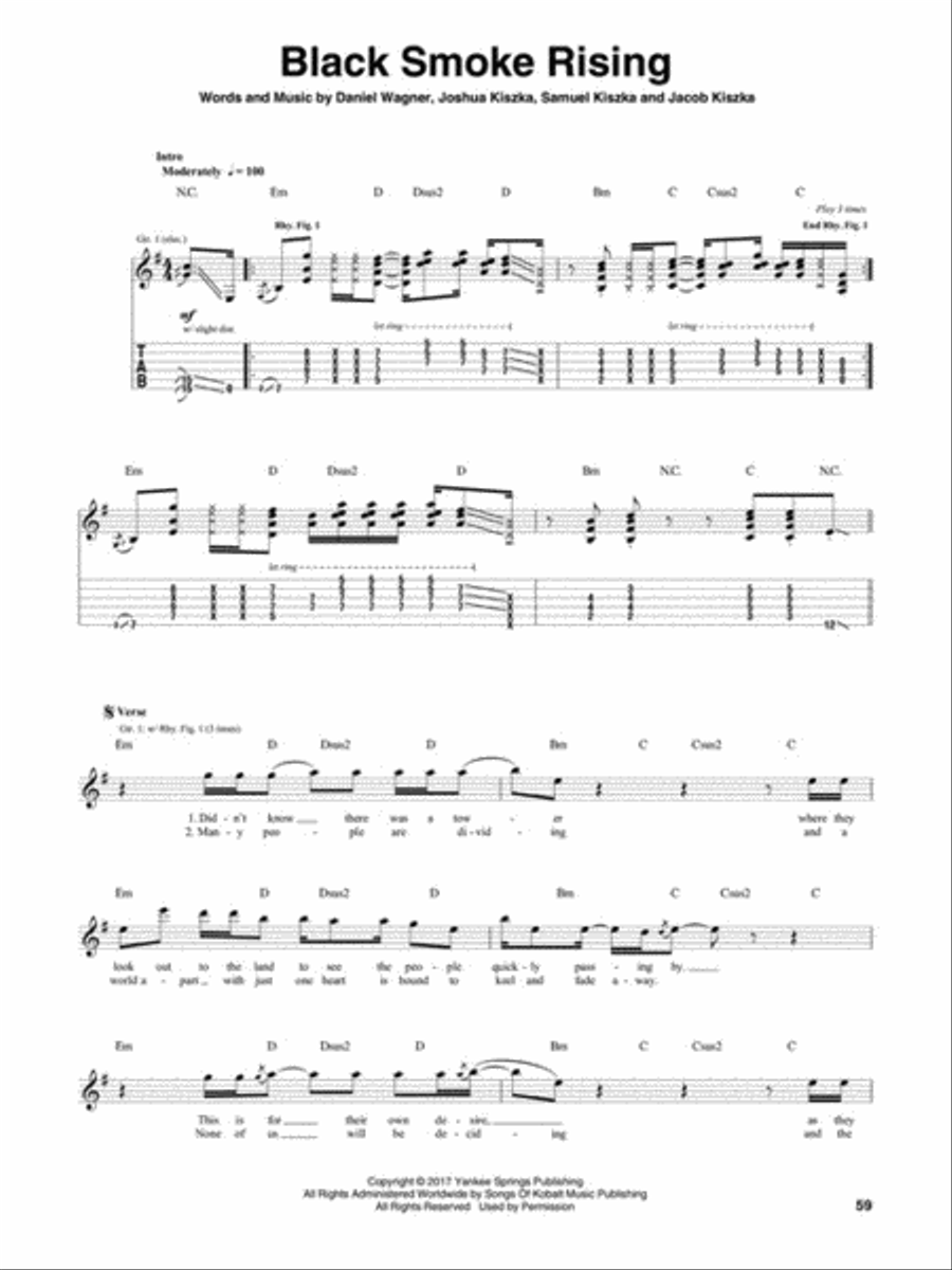 Greta Van Fleet - From the Fires Electric Guitar scores gallery preview page 5