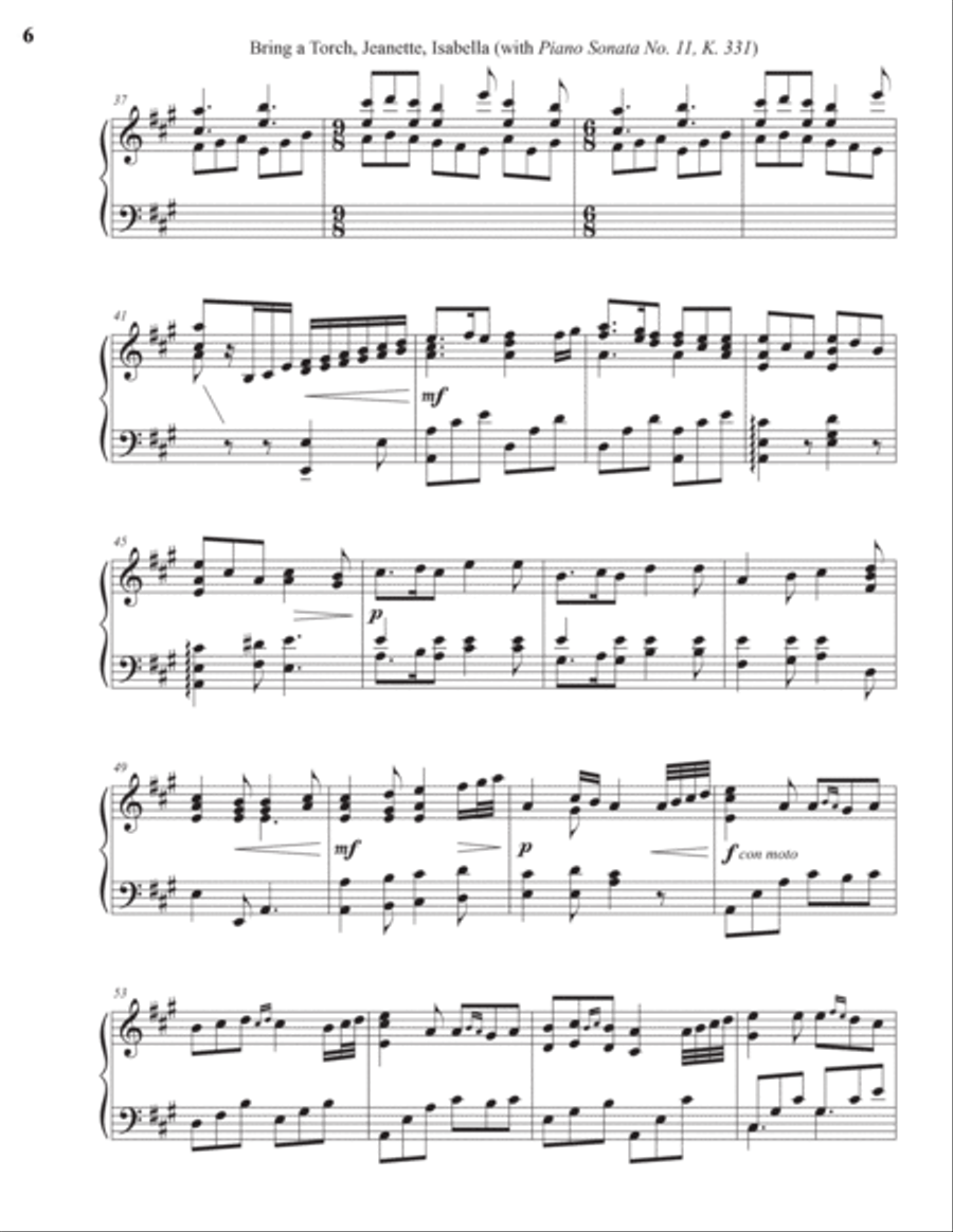 Ten Christmas Piano Solos, volume 2 Piano Solo scores gallery preview page 6