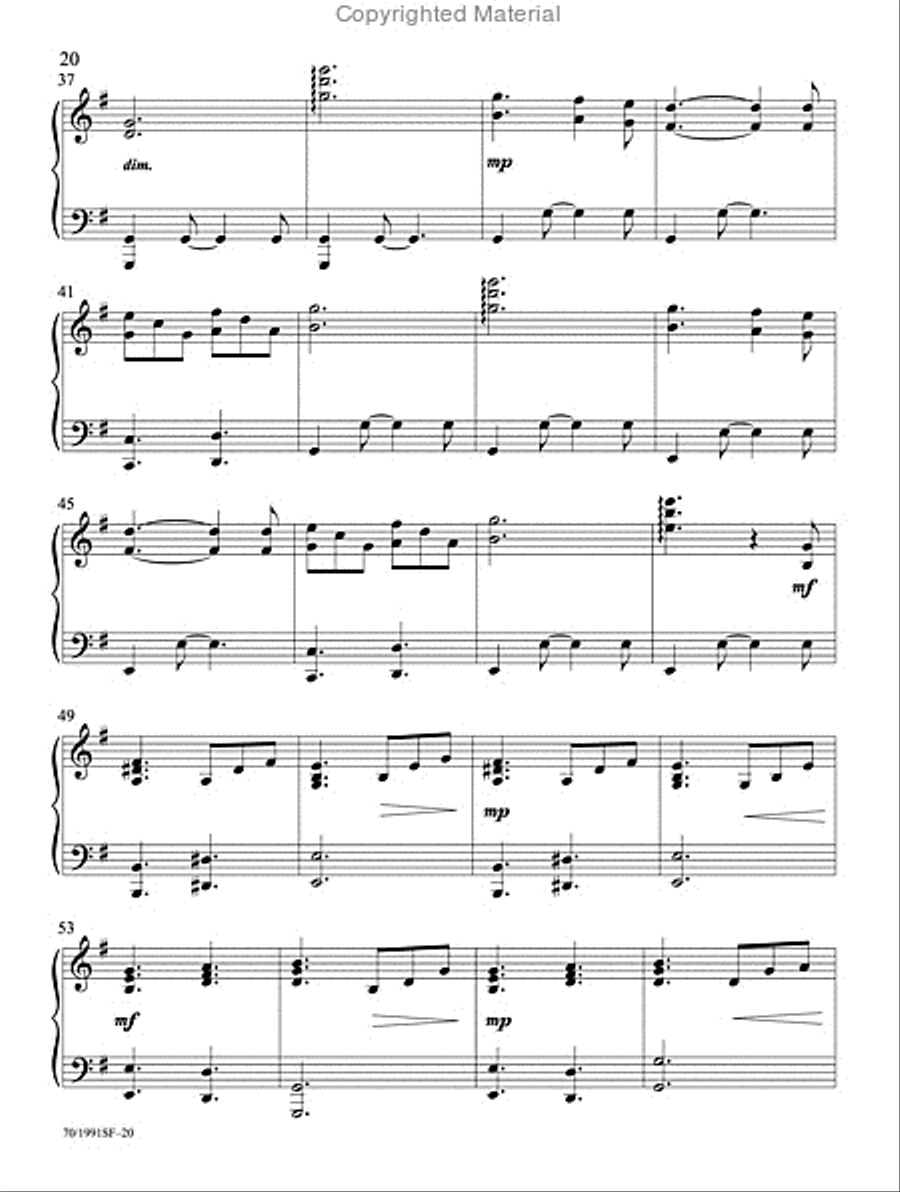 Christmas Wonder Christmas Wonder Piano Solo scores gallery preview page 14