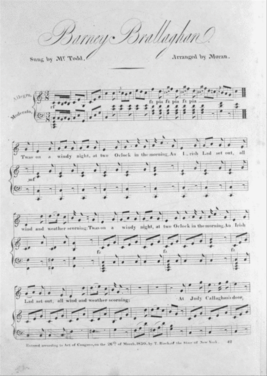 Barney Brallaghan Voice scores gallery preview page 2