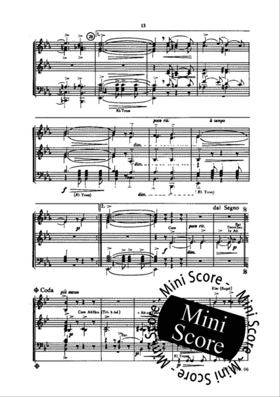 Musica Seria Fanfare Band scores gallery preview page 16